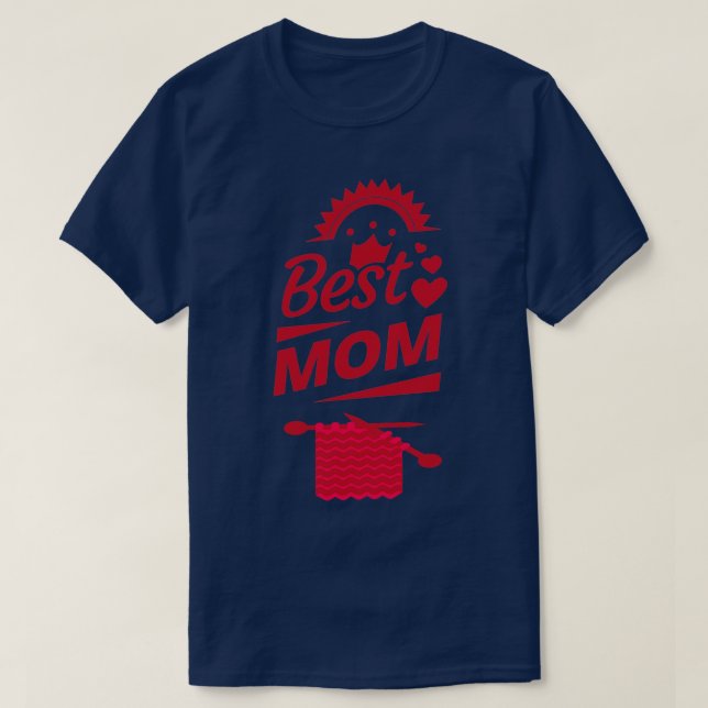 Bästa Knitting Mamma någonsin88 T Shirt (Design framsida)