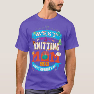 Bästa Knitting Mamma någonsin Mamma T Shirt