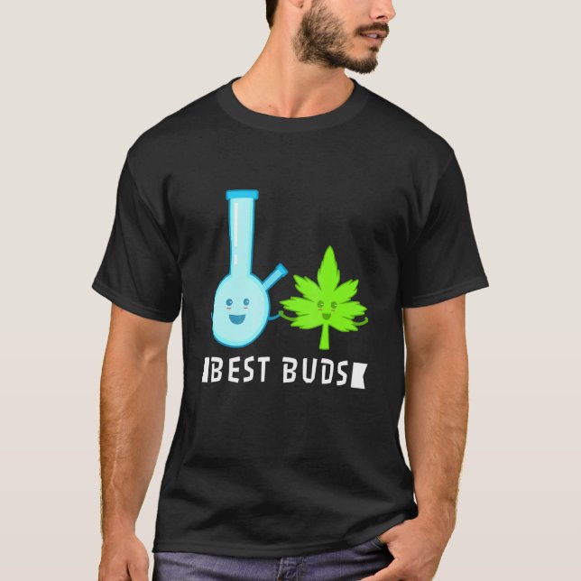 Bästa knop ogräs 2 t shirt (Framsida)