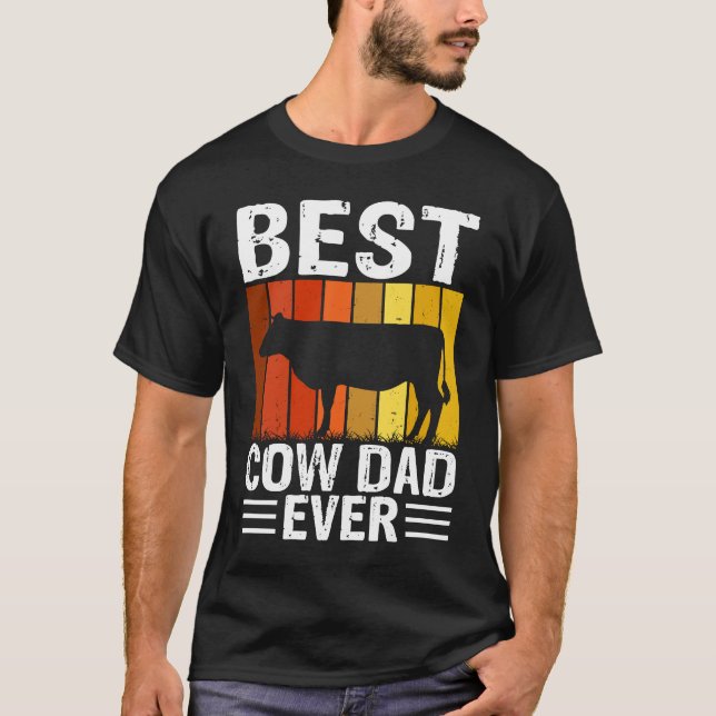 Bästa ko-pappa någonsin 1 t shirt (Framsida)