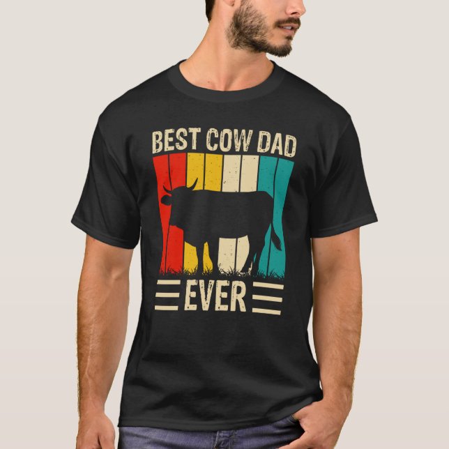 Bästa ko-pappa någonsin 2 t shirt (Framsida)