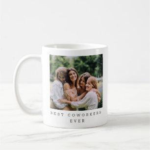 Bästa kollegor någonsin Teamfoto Kontorspresent Kaffemugg