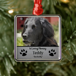 Bästa kompis husdjur julgransprydnad metall