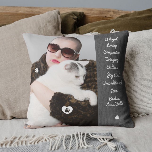 Bästa kompis husdjur vänner Kattmamma kärlek BFF p Kudde (Skapare uppladdad)