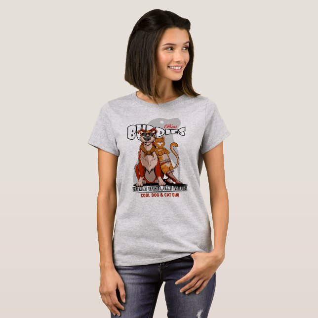 Bästa kompis (Ljust läge) | Kvinnor T Shirt (Hel framsida)