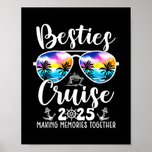 Bästa kompisarnas kryssning 2025 Matchande vänners Poster