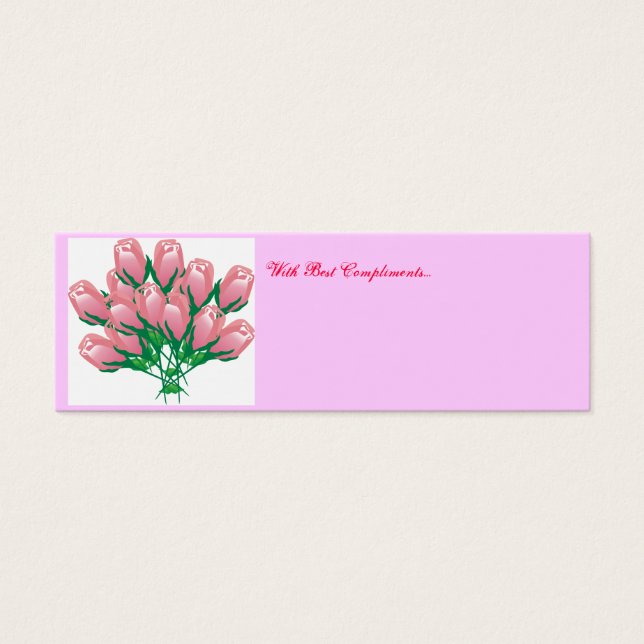 Bästa komplimanger litet visitkort (Framsidan)