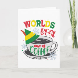 Bästa kopp kaffe jul © GraphicLoveShop Kort