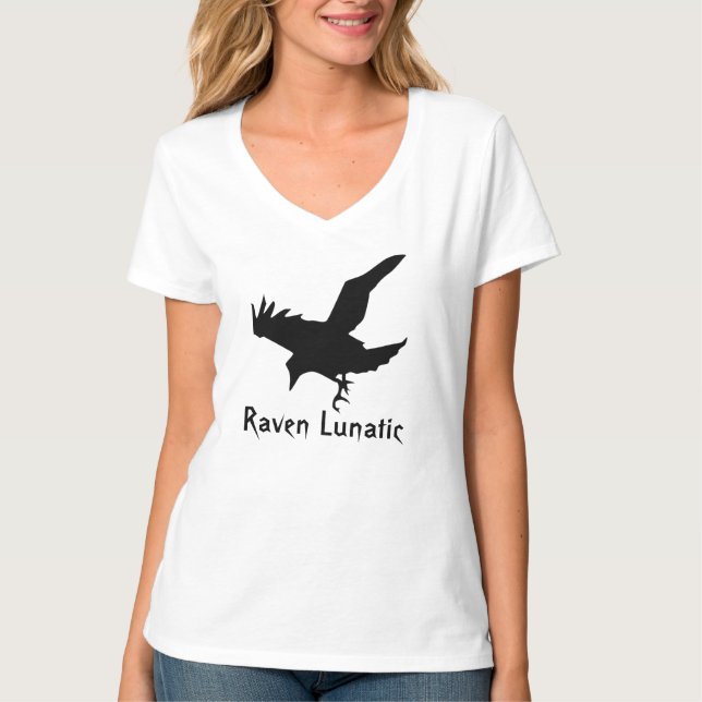 Bästa korpsvarta Lunatic damer T Shirt (Framsida)