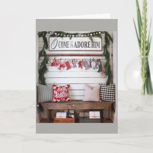 **BÄSTA KRISTMAS NÅGONSIN** VÄNNER OCH FAMILJ HELGKORT (Framsida)