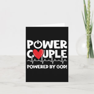 Bästa kristna par matchande Valentines day Tee Kort