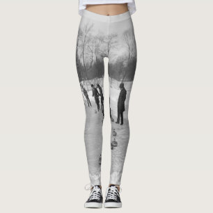 BÄSTA krullande old school Leggings