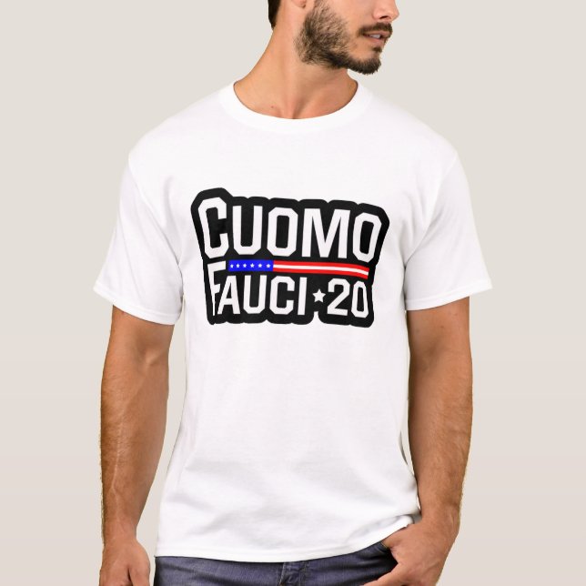 Bästa kuomo för president Cuomo Fauci T-Shirt (Framsida)
