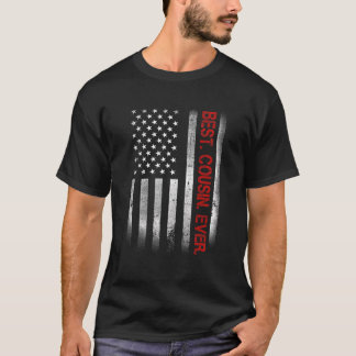 Bästa kusin någonsin, Amerikanska Flagga för Pappa T Shirt