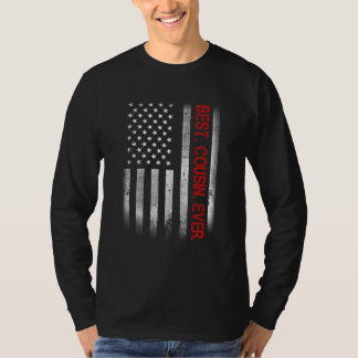Bästa kusin någonsin, Amerikanska Flagga för Pappa T Shirt