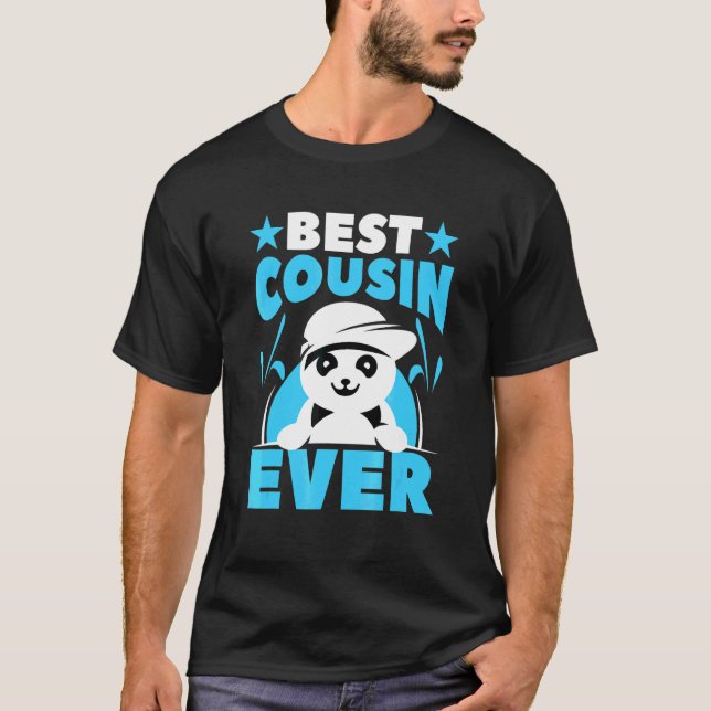 Bästa kusin någonsin Panda T Shirt (Framsida)