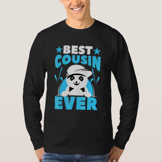 Bästa kusin någonsin Panda T Shirt (Framsida)
