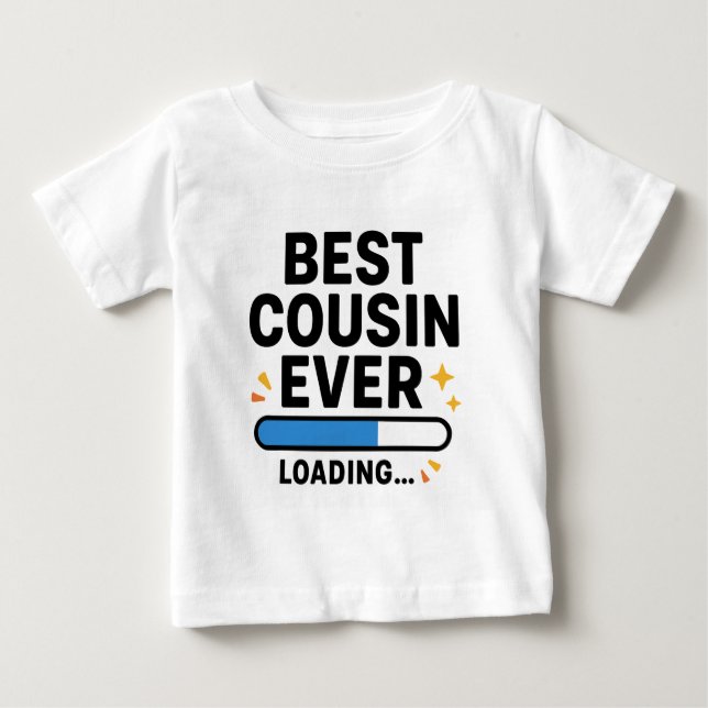 Bästa kusin som någonsin laddas t shirt (Framsida)