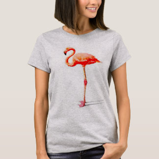 Bästa kvinna Flowy: Rosa Flamingovattenfärg T-shirt