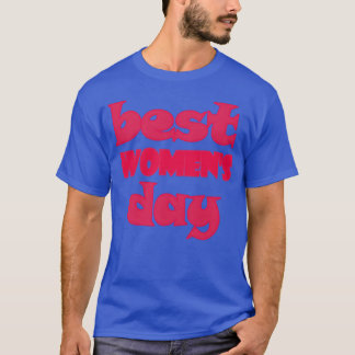 Bästa kvinnodagen 70-tals kille t shirt
