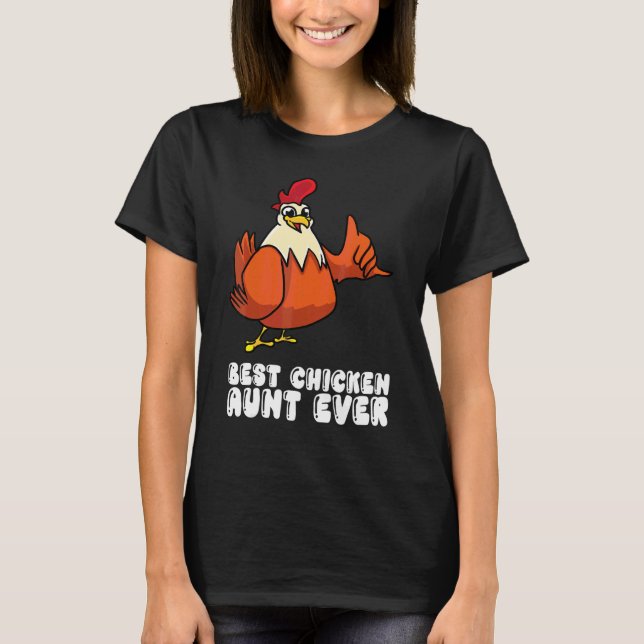 Bästa kycklingfaster någonsin t shirt (Framsida)