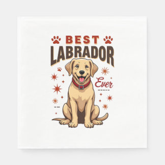 Bästa Labradorförälder någonsin Vintage Labrador R Pappersservett