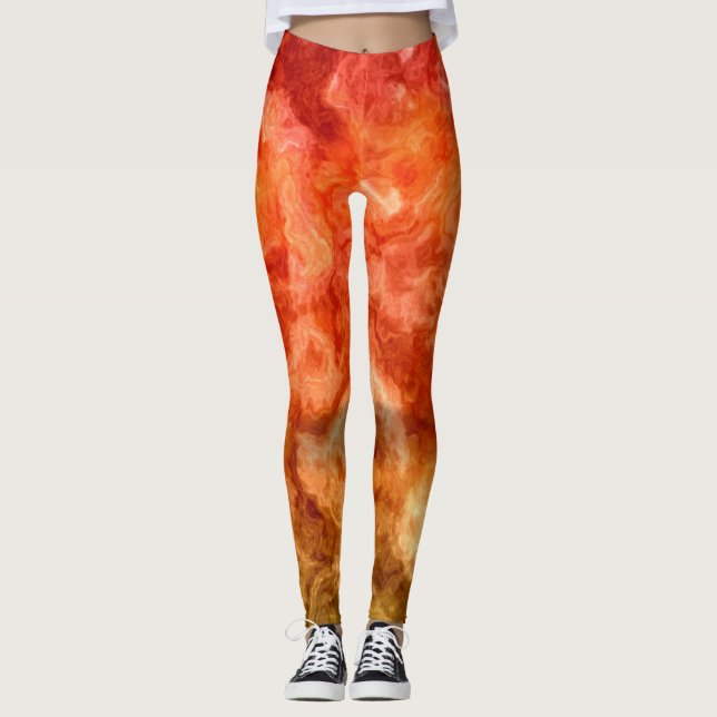 Bästa lag som står ut i en folkmassa leggings (Framsida)