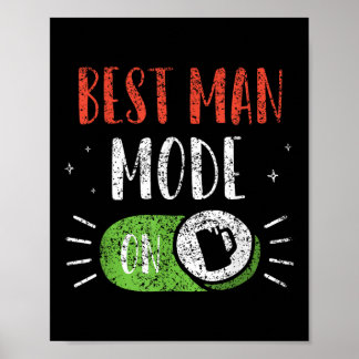 Bästa läge på Groom Team Party Bachelor Bride Poster