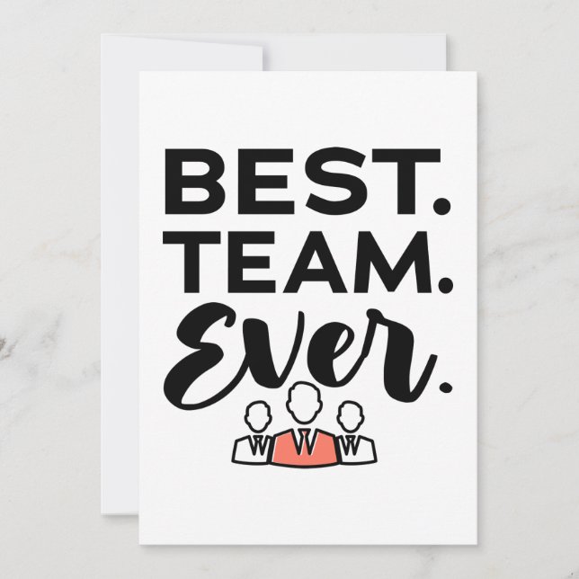 Bästa laget någonsin, teampresentationer för anstä (Framsida)