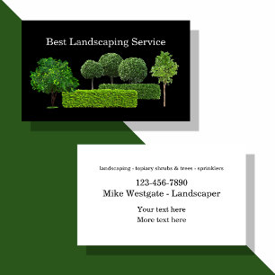 Bästa landnings- och nyhetsservice visitkort