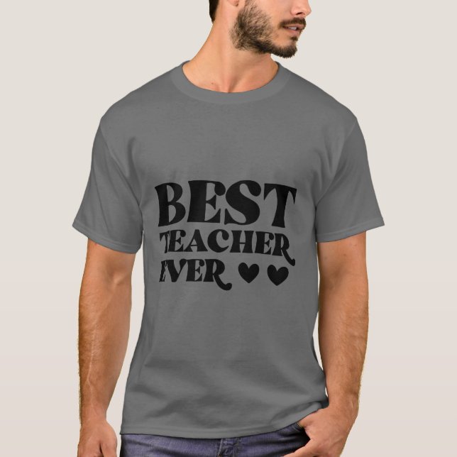Bästa lärarassistent T-Shirt (Framsida)
