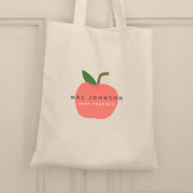 Bästa lärare | Apple Cute Roligt Modern Namn Scand