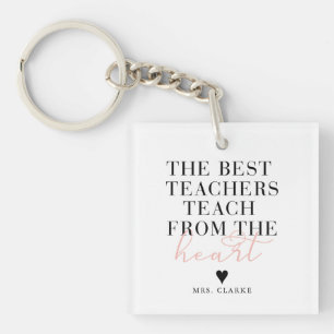 Bästa lärare Heart Modern skript ChicTeacher Gif