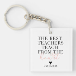 Bästa lärare Heart Modern skript ChicTeacher Gift