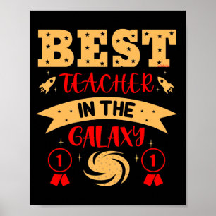 BÄSTA LÄRARE I GALAXY Lustigt sött Poster