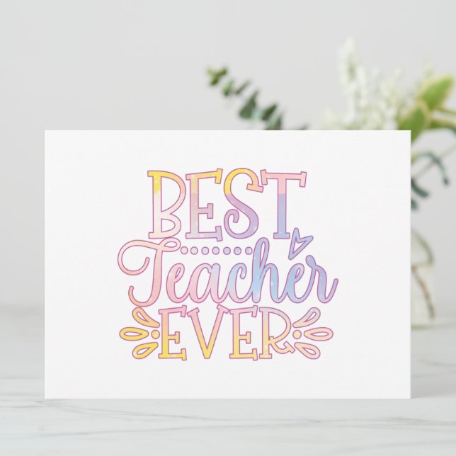 Bästa lärare någonsin (Stående Fram)