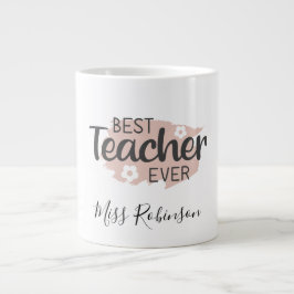 Bästa lärare någonsin Aesthetic Teacher-uppskattni Jumbo Mugg