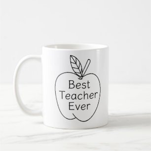 Bästa lärare någonsin Apple-disposition Kaffemugg