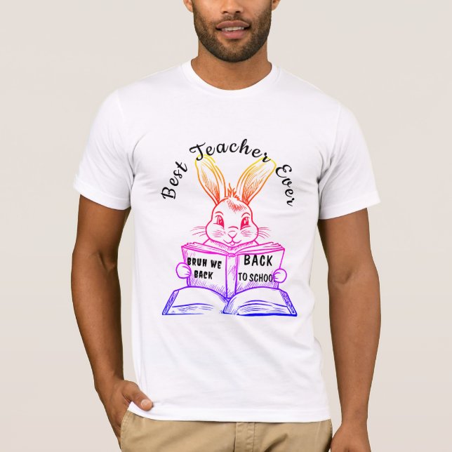 Bästa lärare någonsin- Back to school T Shirt (Framsida)