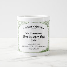 Bästa lärare någonsin, bevis på excellens