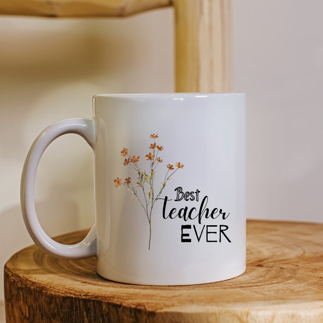 Bästa lärare någonsin - Cute Teacher Kaffemugg (Skapare uppladdad)