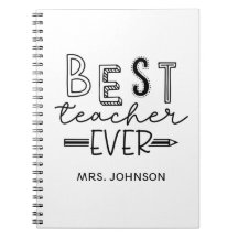 Bästa lärare någonsin - Cute Teacher-uppskattning