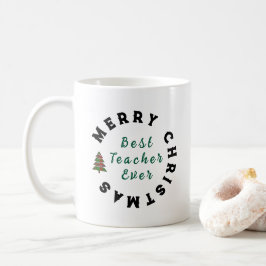 Bästa lärare någonsin Jul Tack du ger Kaffemugg