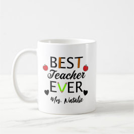Bästa lärare någonsin - Personlig Lärare med namn Kaffemugg