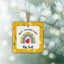 Bästa lärare någonsin regnbåge namn