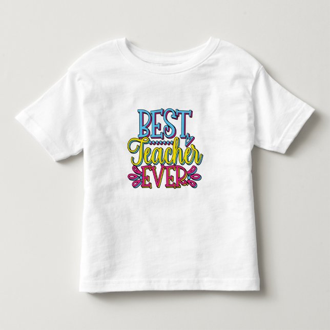 Bästa lärare någonsin t shirt (Framsida)
