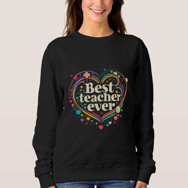Bästa lärare någonsin t shirt (Framsida)