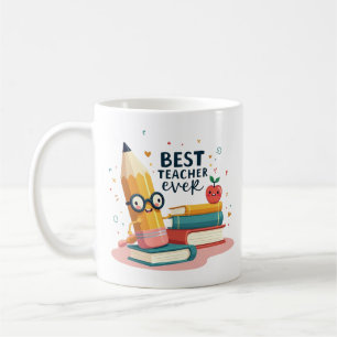 Bästa lärare någonsin Tacksamhetspresent Kaffemugg