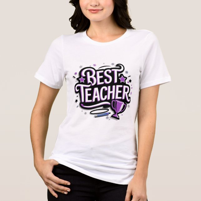 Bästa lärare t shirt (Framsida)