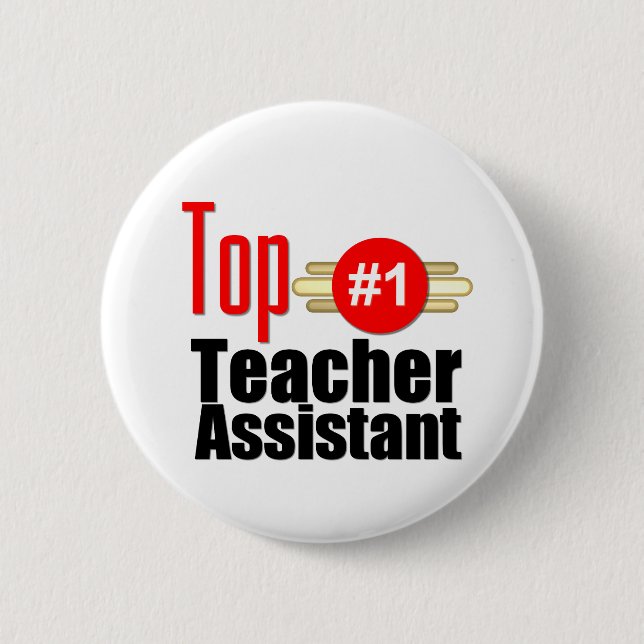 Bästa lärareassistent knapp (Framsida)